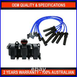 Swan Ignition Coil Pack & TopGun Lead Kit for Ford Falcon XL/XLS/XR, LTD 4.0L