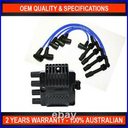 Swan Ignition Coil Pack & TopGun Lead Kit for Holden Astra C16SE (1.6L)