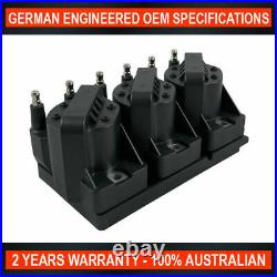 Swan Ignition Coil Pack & TopGun Lead Kit for Holden Commodore VS/VT/VU/VX/VY