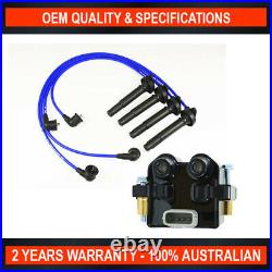 Swan Ignition Coil Pack & TopGun Lead Kit for Subaru Forester SH (2.5L SOHC)