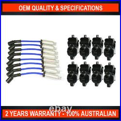 Swan Ignition Coil & Top Gun Lead Kit for Holden Commodore Calais VT-VZ 5.7L LS1