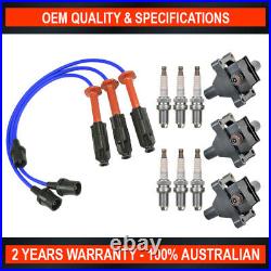 Swan Ignition Coil with NGK Lead Kit & Spark Plug Pack for Ssangyong Rexton 3.2L