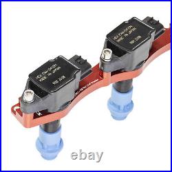 TAARKS Hitachi Ignition Coil Conversion Kit (Red) RB25 Neo to R35 GTR Coil