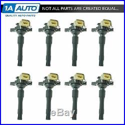 TRQ 1A Ignition Coils Kit Set of 8 NEW for BMW E34 E38 5 & 7 Series