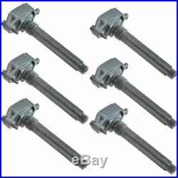 TRQ 6 Piece Ignition Coil Set Direct Replacements for Chrysler Dodge Jeep Ram