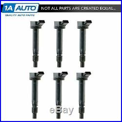 TRQ 6pc Ignition Coil Set of 6 Kit for Lexus GS300 GS350 GS450H IS250 IS350