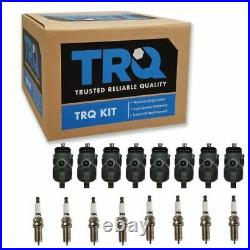 TRQ Ignition Coil & Iridium Spark Plug Kit Set for Cadillac Chevy GMC Pontiac