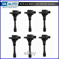 TRQ Ignition Coil Pack Set of 6 for Maxima Murano Pathfinder Quest New