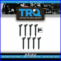TRQ Ignition Coil Pack Set of 8 Kit for Land Cruiser Sequoia LS460 LX570 Tundra