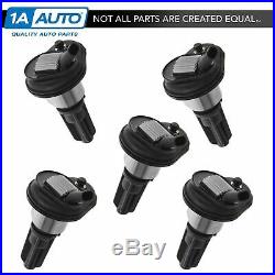 TRQ Ignition Coil Set of 5 Kit for Chevy GMC Pickup Truck Hummer H3