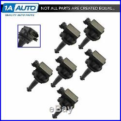 TRQ Ignition Coil Set of 6 Kit for Volvo L6 2.8L 2.9L 2.3L 2.4L 2.5L