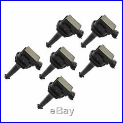 TRQ Ignition Coil Set of 6 Kit for Volvo L6 2.8L 2.9L 2.3L 2.4L 2.5L