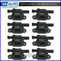 TRQ Ignition Coil Set of 8 for Chevy Pontiac GMC Buick Cadillac Pickup Truck SUV