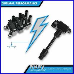 TRQ Multifit 8 Cyl Ignition Coil with Boot V8 4.2L Kit for 99-04 Audi