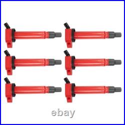 TRQ Performance Ignition Coil Kit 6 Piece Set for Toyota and Lexus Vehicles