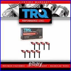 TRQ Premium High Performance Engine Ignition Coil Kit of 8 for Chrysler Dodge
