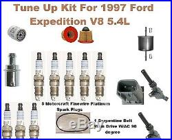 Tune Up Kit For 1997 Ford Expedition V8 5.4L Spark Plug, Ignition Coil, Oil Filt