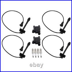 UF180 Ignition Coils WithSpark Plugs&Wires Kit For Toyota Car Auto Accessories