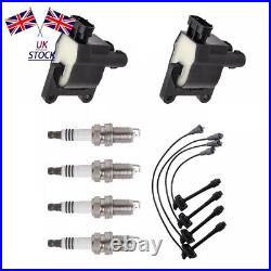 UF180 Ignition Coils WithSpark Plugs&Wires Kit For Toyota Car Auto Accessories