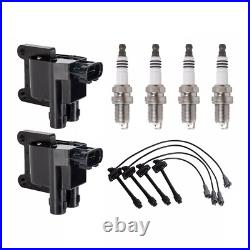 UF180 Ignition Coils WithSpark Plugs&Wires Kit For Toyota Car Auto Accessories