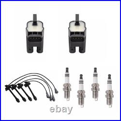 UF180 Ignition Coils WithSpark Plugs&Wires Kit For Toyota Car Auto Accessories