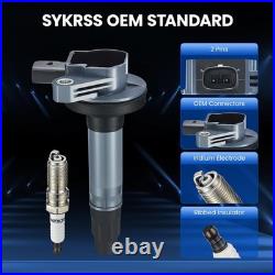 UF553 Ignition Coil Pack & SP589 Spark Plug Kit, Misfire Fix for Ford F150 Edge