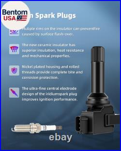 UF664 Ignition Coil Pack and Iridium Spark Plugs Kit for Subaru Forester