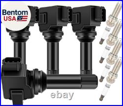 UF664 Ignition Coil Pack and Iridium Spark Plugs Kit for Subaru Forester