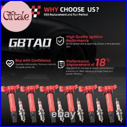 Upgraded Ignition Coil Pack & Spark Plug & Valve Cover Gasket Kit for Toyota 200