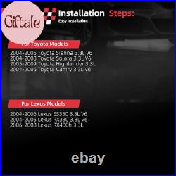 Upgraded Ignition Coil Pack & Spark Plug & Valve Cover Gasket Kit for Toyota 200