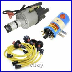 Vw Bug Ignition Kit WithEmpi 9441 Electronic 009 Dist, Bosch Coil, Yellow Wires